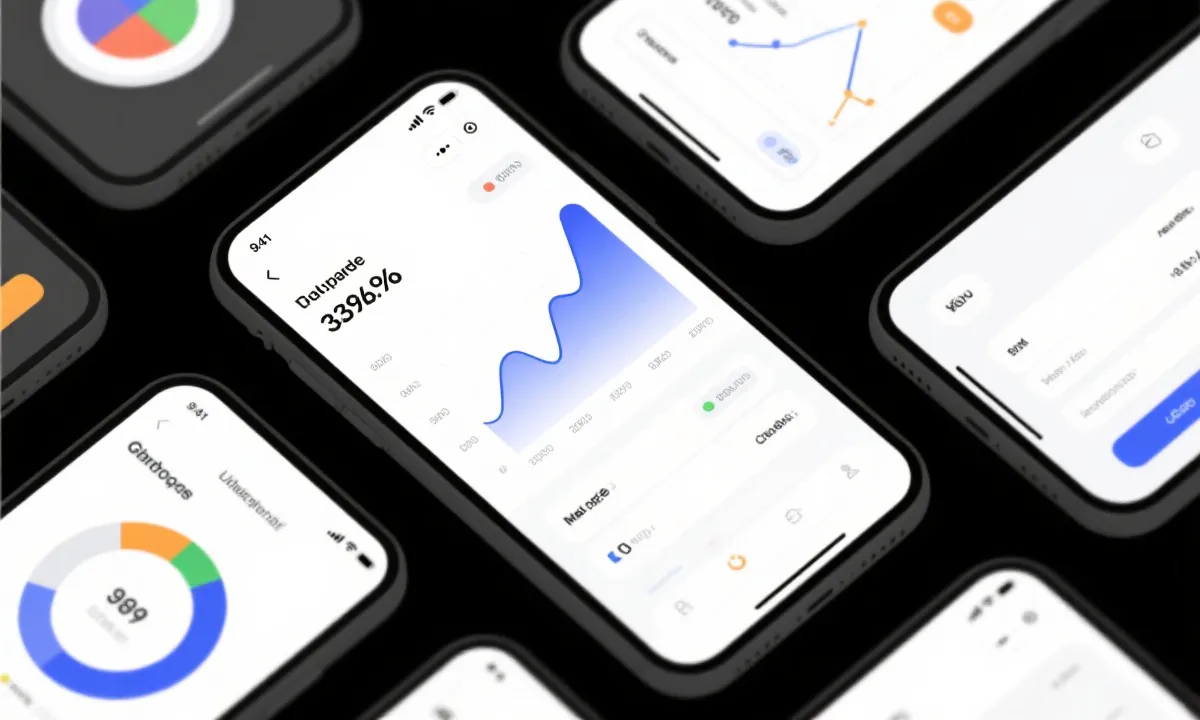 APP移动端界面示意图