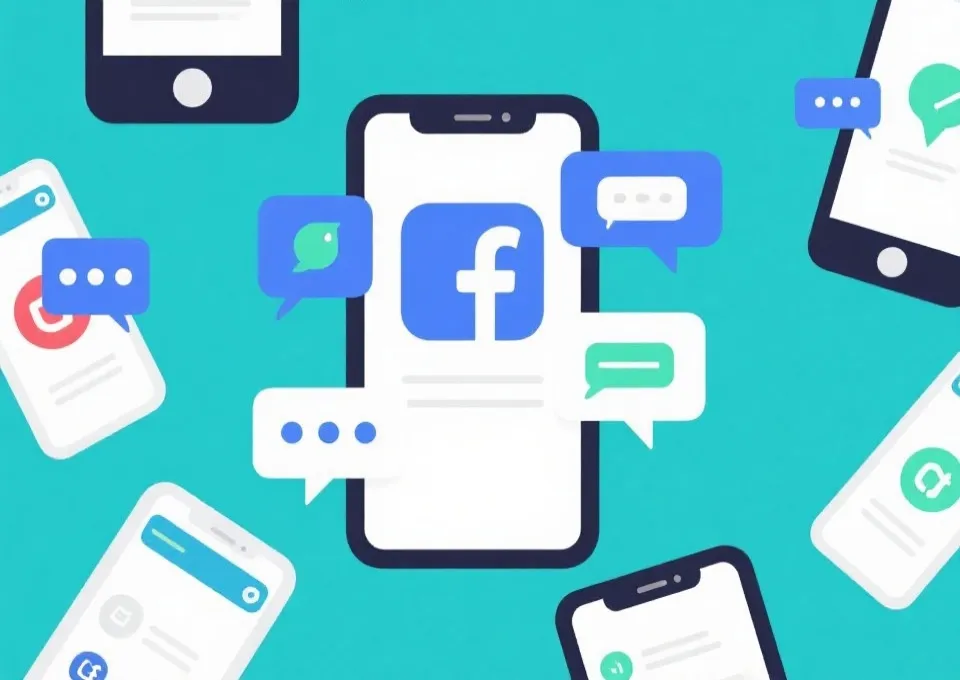 社交渠道沟通示意图